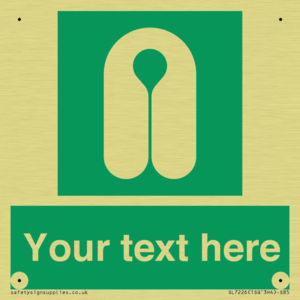 Custom sign safe condition Lifejacket